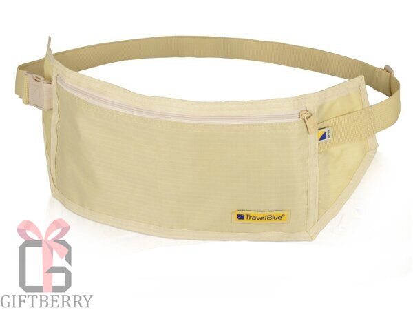 Сумка-кошелек на пояс Travel Blue Money Belt RFID, бежевый